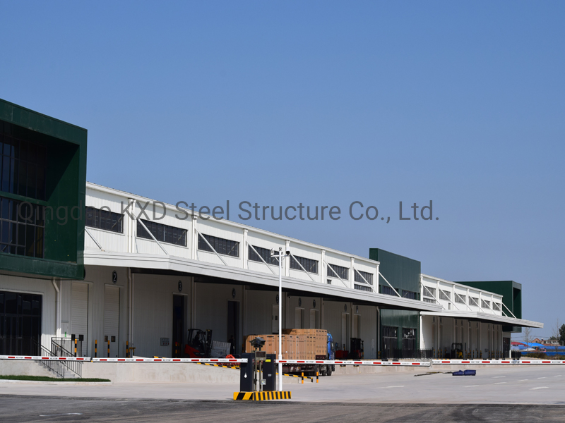 Modular Factory Prefabricated Light Qingdao Kxd Steel Structure Science Technology Logistics Town