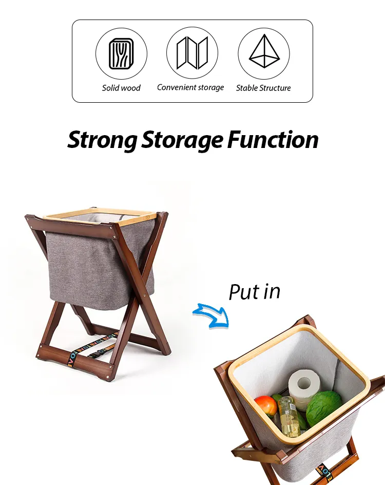 Camping Wooden Basket