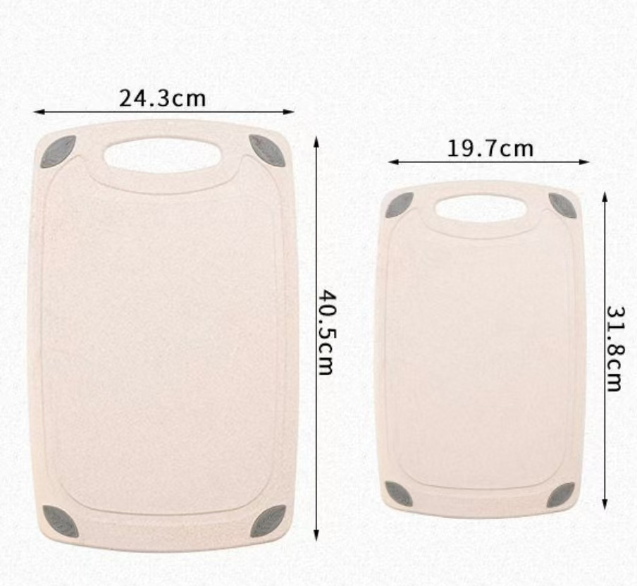 Innovative Double-Sided Cutting Board Made of Plastic for Easy Prep