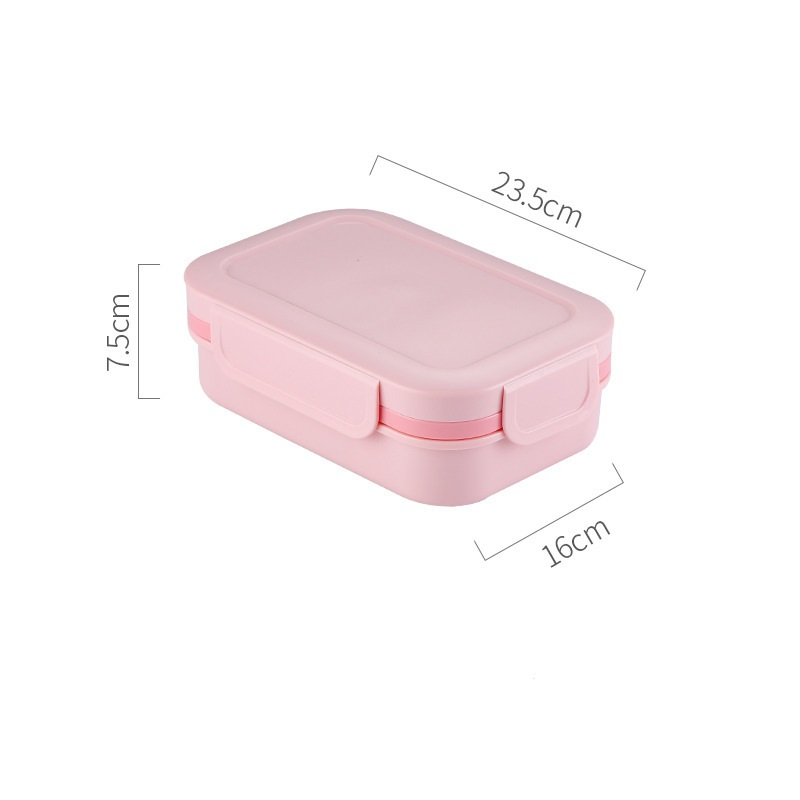 Portable Large-Capacity Microwave-Safe Lunch Box for Easy Meal Prep