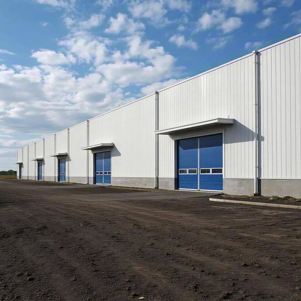 Commercial Steel Distribution Centers High-Clearance for Logistics Operations