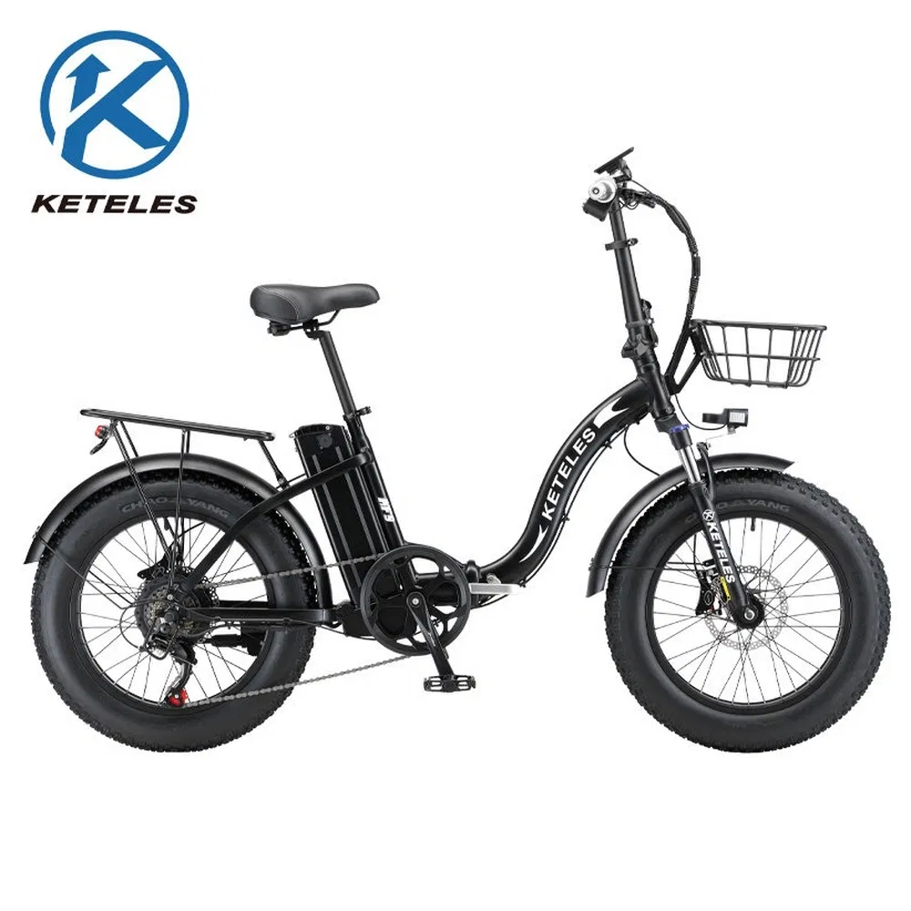 Strong-Climbing Ability Kf9 Single-Motor 350W Electric Aluminum-Alloy Folding Bike for Sandy Terrain