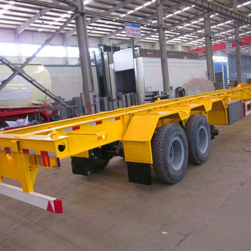 2 Axle 3 Axles 40 60 Tons 20 Feet 40 FT Terminal Skeleton Semi Trailer