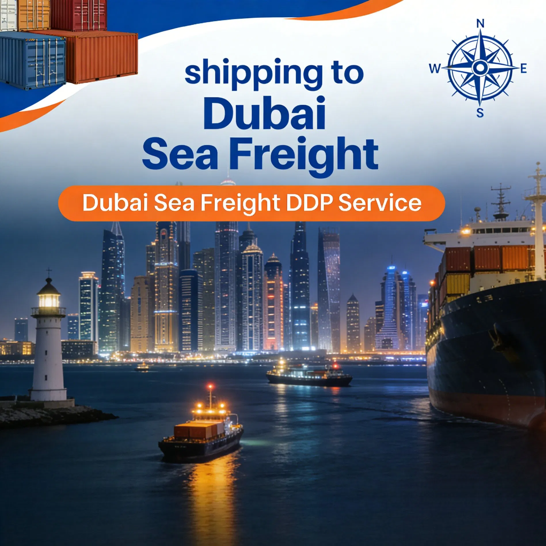 Ontask UAE Sea Freight No Risk! Full Tracking &amp; Loss Compensation