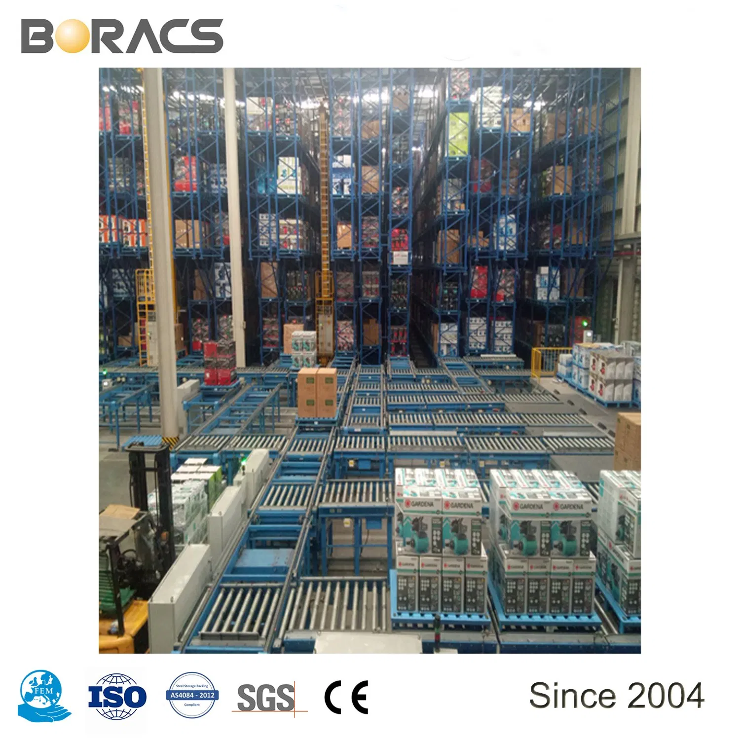 Automated Racking Storage High Density Warehouse Automated Racking Systems Automatic Storage Retrieval System