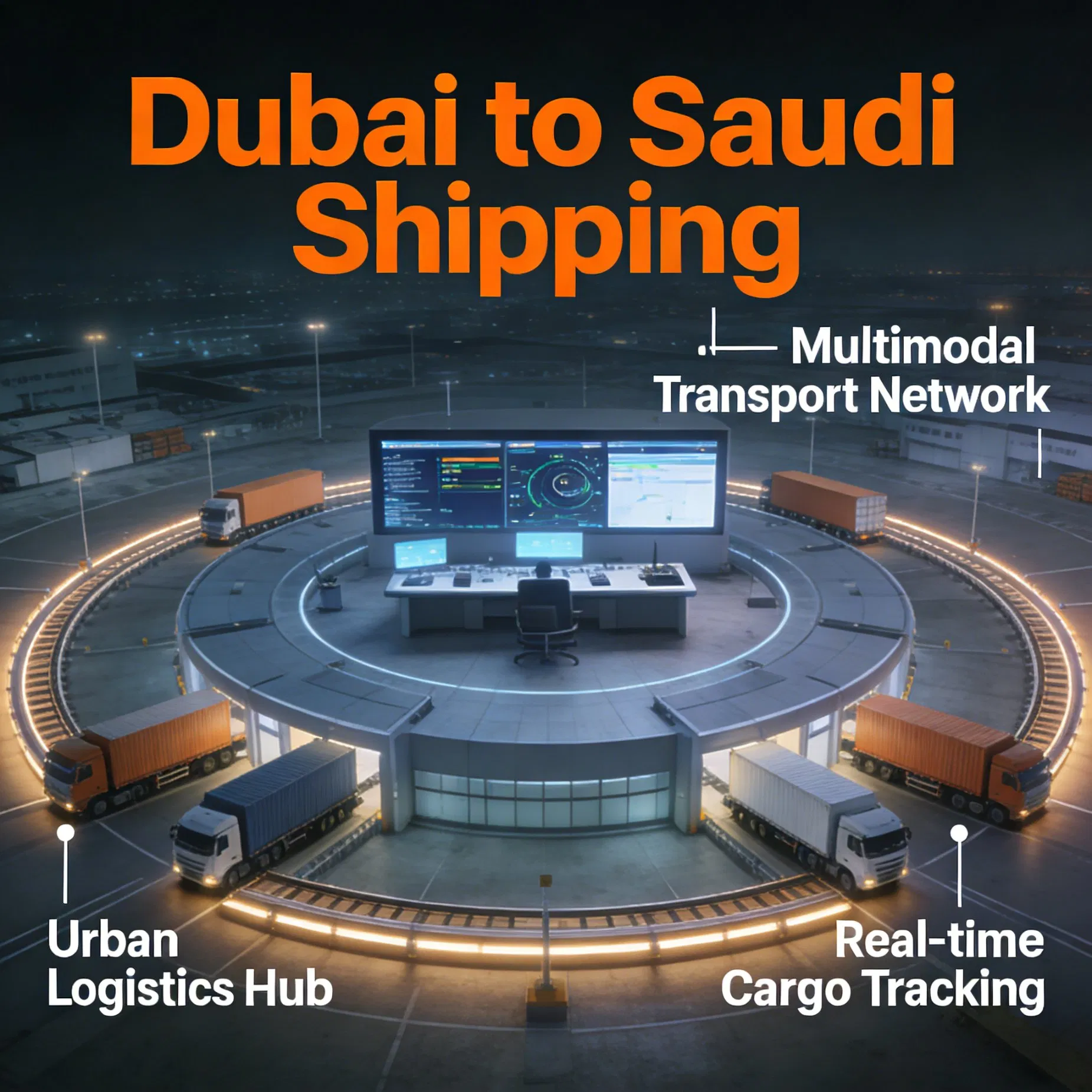 Dubai to Saudi Less Than Container Load (LCL) Shipping