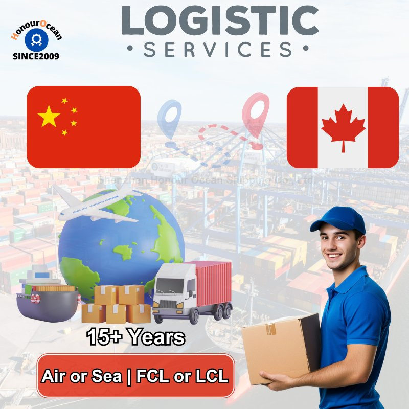 Cheaper Logistics Services Provider Freight Forwarding Door to Door Delivery Shipping Agent From China to Canada by Sea