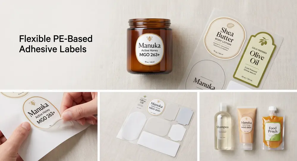 PE Adhesive Labels Material and Features