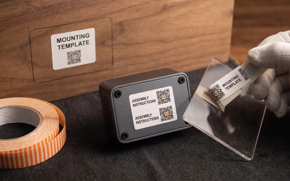 High-Strength Double-Coated Adhesive Label Details
