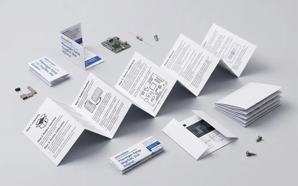 Folded Instruction Manual Details