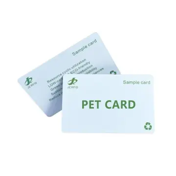 Recyclable Eco-Friendly PET Cards for sustainable business use