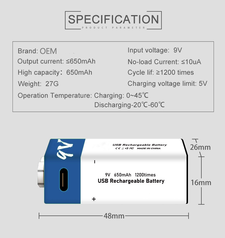 9V Battery Charging Scenario 1