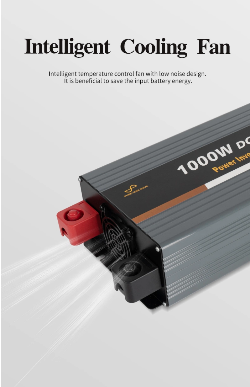 1000W Inverter Display and Ports
