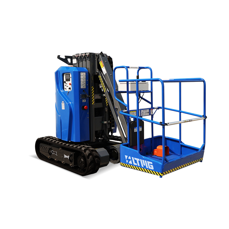 Work Platform Crawler Track Boom Lift Crawler Vertical Mast Lift for Warehouse Maintenance Work