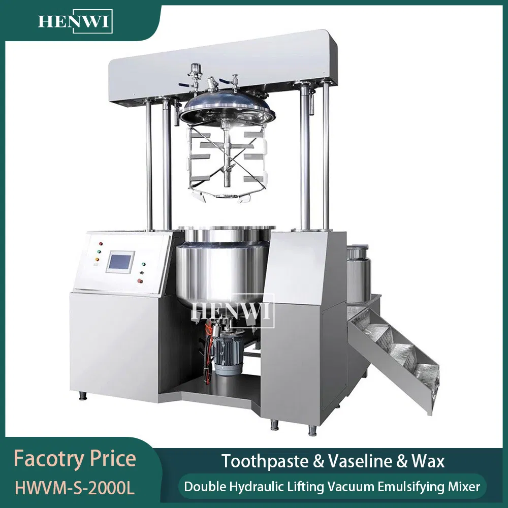 Cream Vacuum Homogenizer Cosmetic Making Equipment Chemical Mixing Equipment