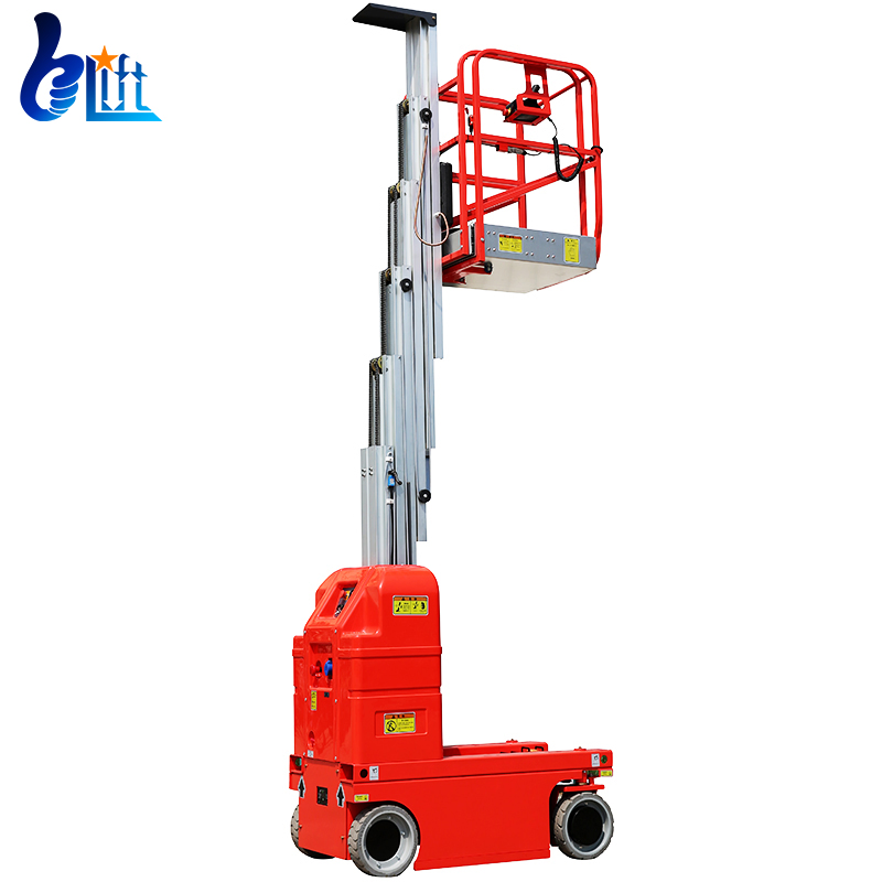 Sky Lift Self Propelled Single Mast Aluminum Work Platform Lifting Equipment