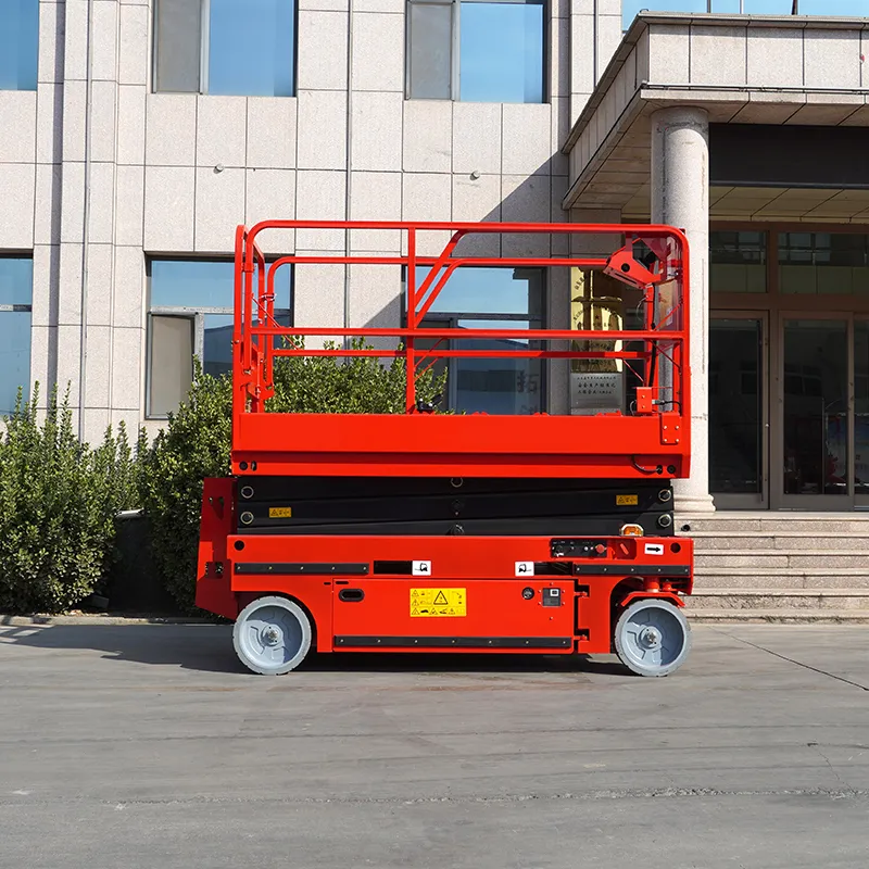 Electric Scissor Lift Operation