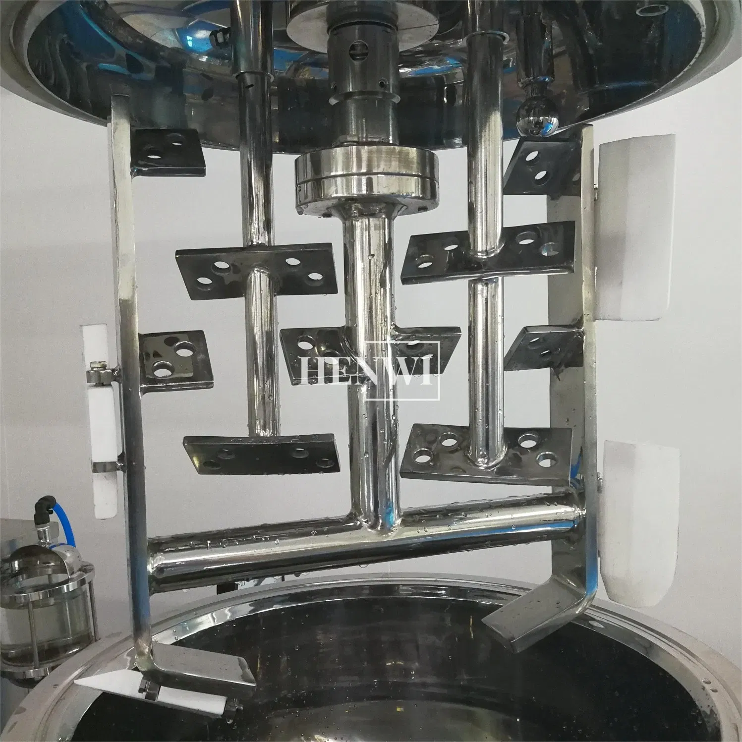 500L 1000L 2000L Vacuum Mixing Emulsifying Equipment for Cosmetic Cream Ointment Lotion Making and Mixing