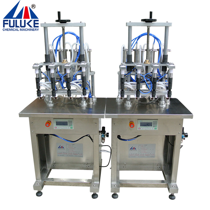 Perfume-Filling-Equipment (Modular) - for Glass/Plastic Bottles, with Bottle-Unscrambling-Filling-Capping Set ISO9001-Micro-Negative Pressure Tech