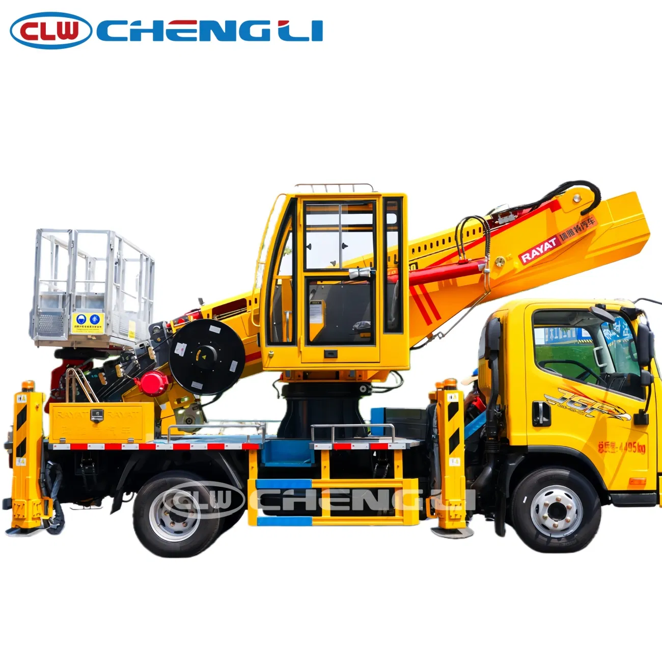 36m Articulating Aerial Work Platform with Ladder &amp; Telescopic Boom for Complex Access and High-Rise Maintenance