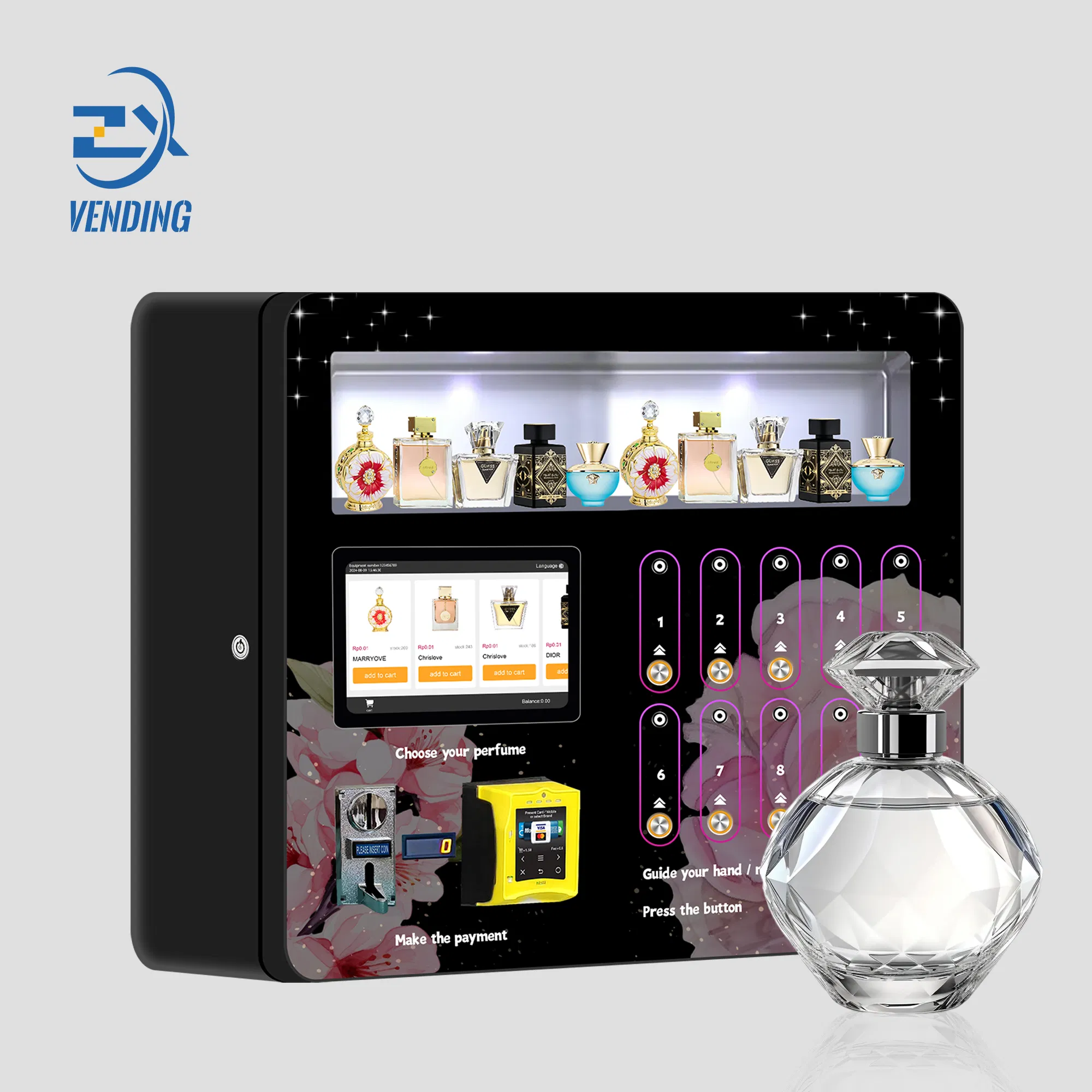 Custom Wall-Mounted Mini Perfume Vending Machine for Easy Access