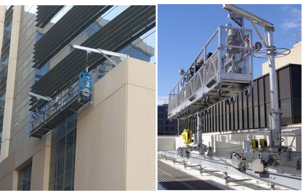 Bmu Gondola Davit System Facade Cleaning System