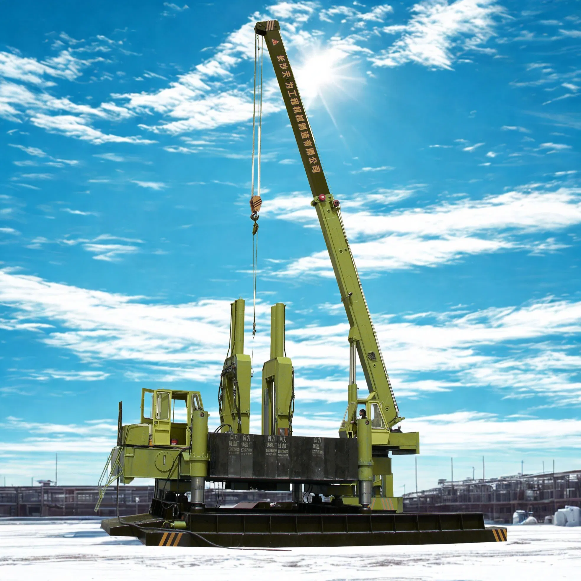 Durable H-Pile and Steel Tube Static Piling Equipment for Construction