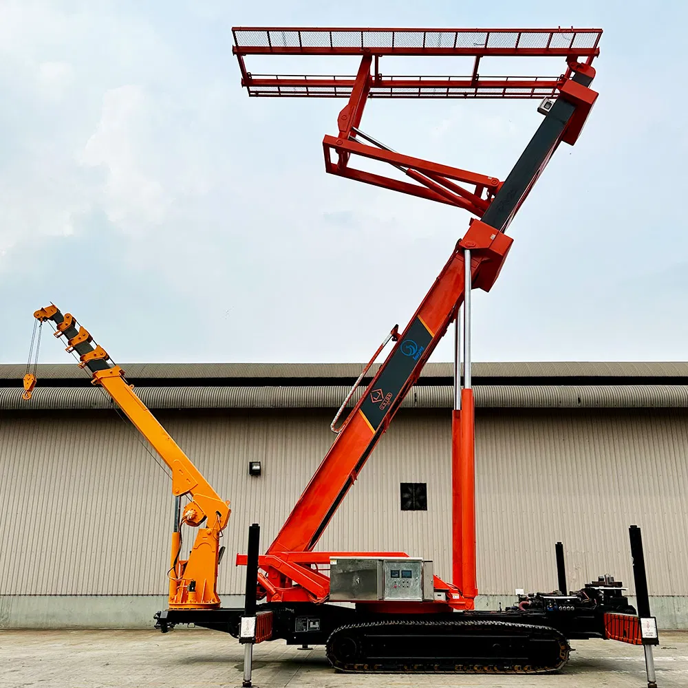 Selling Crawler Hydraulic Lifting Platform Equipment Is Suitable for High-Altitude Steel Structure Construction
