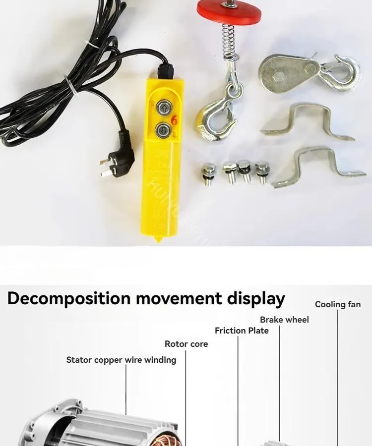 Miniature Electric Winch 10