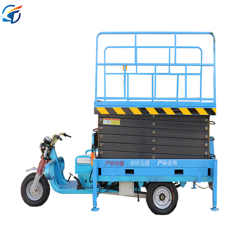 Electric Hydraulic Lifting Platform, Scissor Lift Maintenance Operation Aerial Work Platform