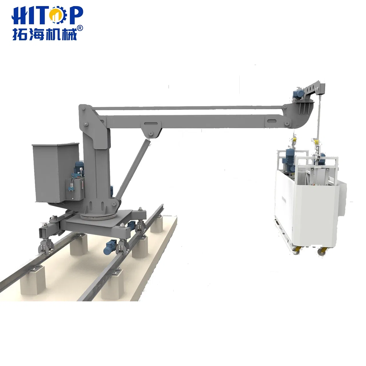 High Rise Glass Cleaning Roof Track Building Maintenance Unit System