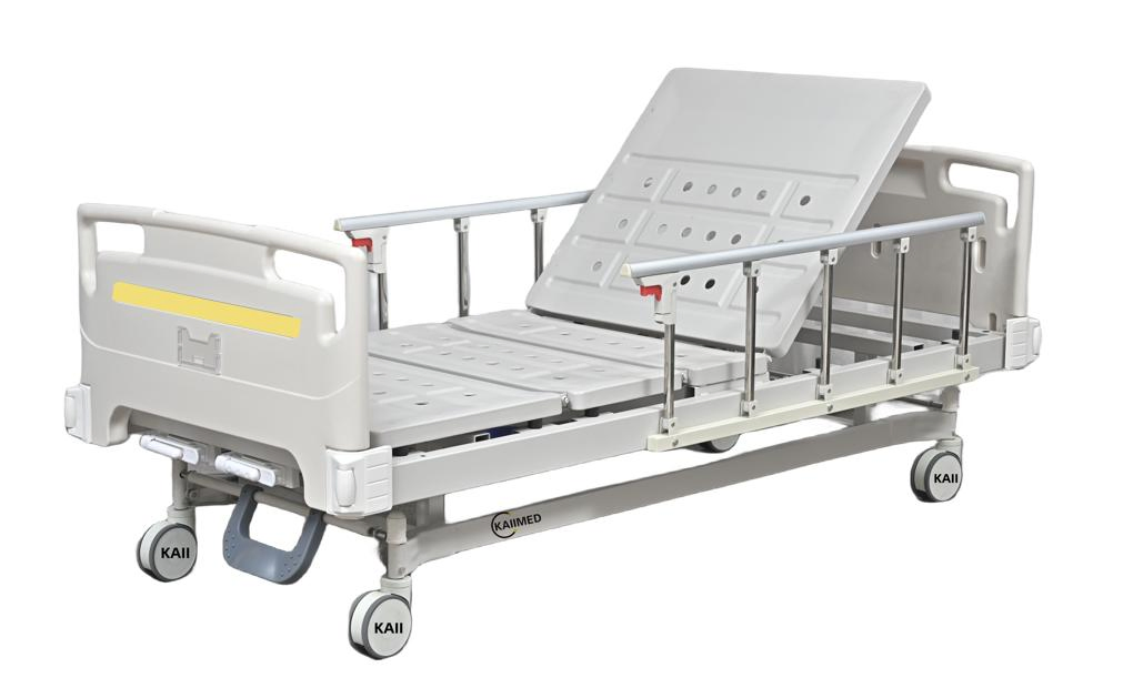 Medical Equipment: Three-Crank Hospital Bed for Patients with Adjustable Functions