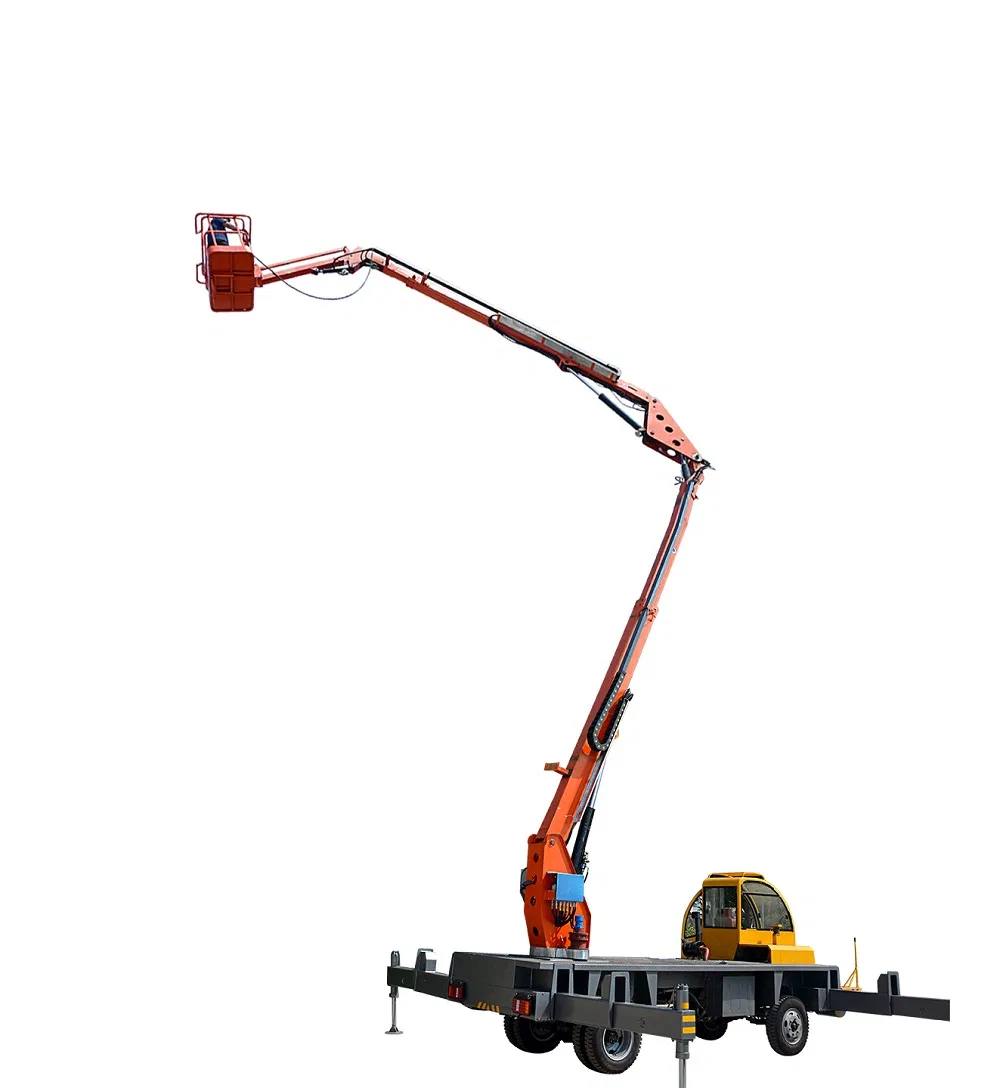 18m 20m 200kg Towed Hydraulic Articulating Boom Lift