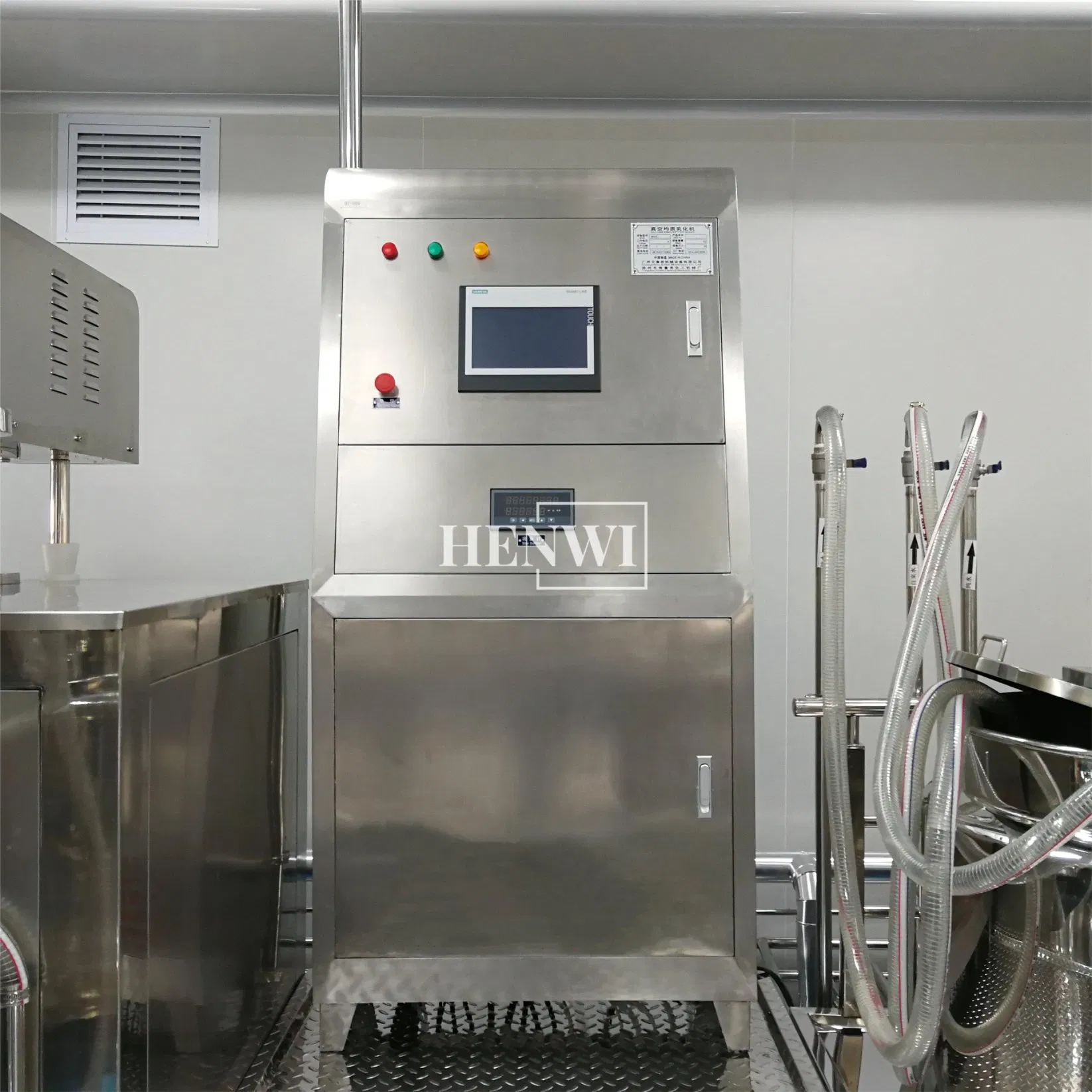 Customized Vacuum Lifting Emulsifying and Stirring Equipment for Cosmetics Toothpaste Production