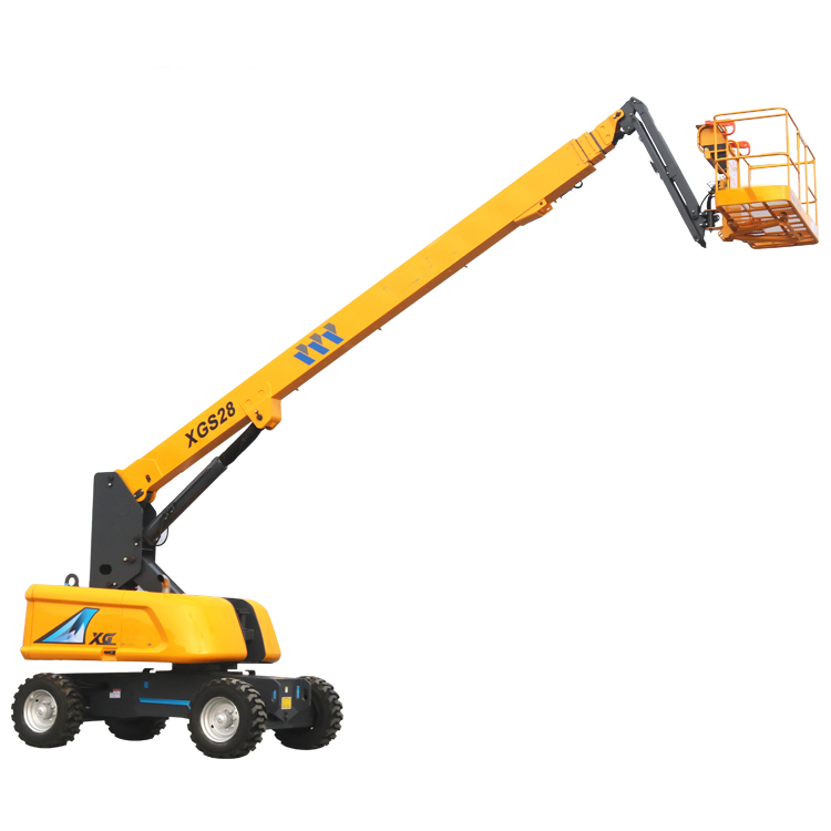 Self-Propelled Telescopic Lift Platform Mobile Elevated Work Platform 28m Payload at 340kg Xgs28