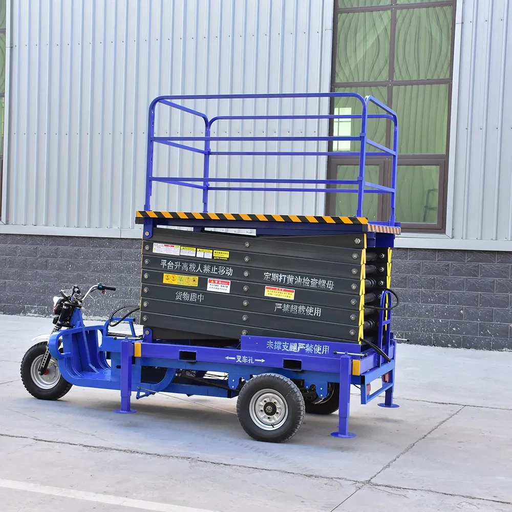 Mobile Electric Scissor Lift Platform Hydraulic Aerial Work Lift with CE Certification for Warehouse Maintenance