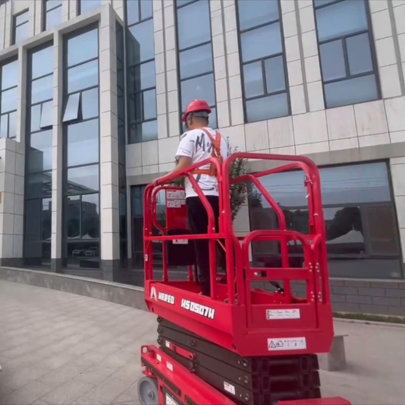 Professional Aerial Work Lifting Platform 250kg Self-Propelled Scissor Lift System