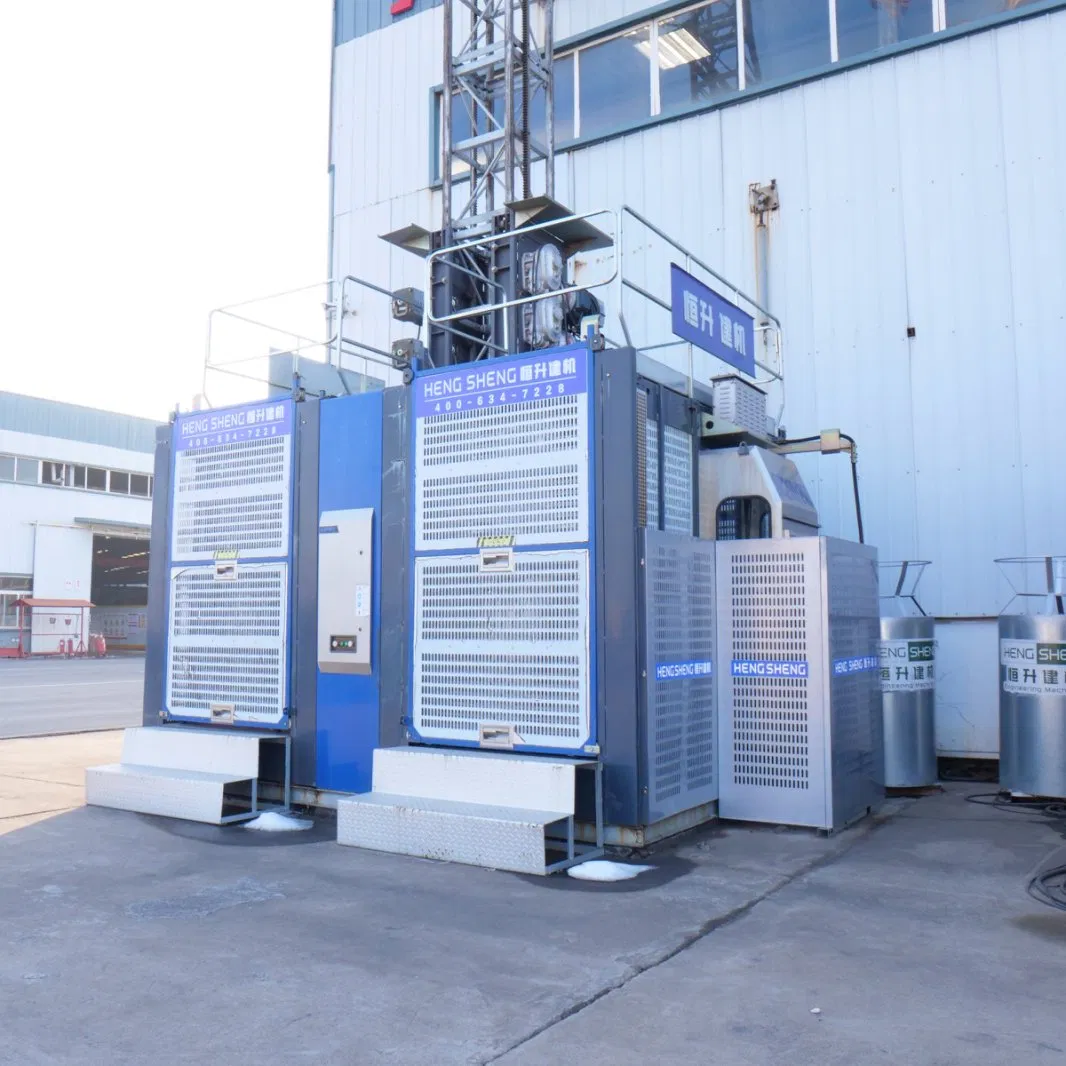 High-Performance Construction Site Elevator 0-50 M/Min Sc200/200 2 Ton Lifting Equipment Stable and Secure