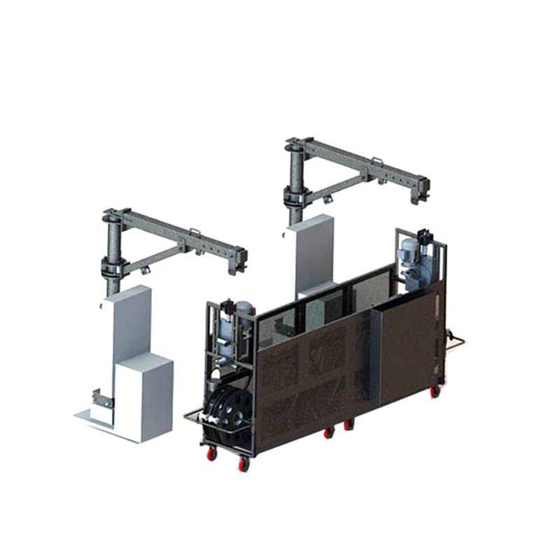 Slab Installation Davit Arm with Gondola System Bmu Facade Cleaning System