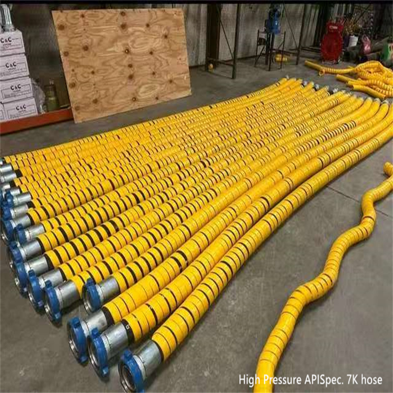 Heavy-Duty API 7K Rotary Drilling Hose - Flexible Hydraulic Hose Solution