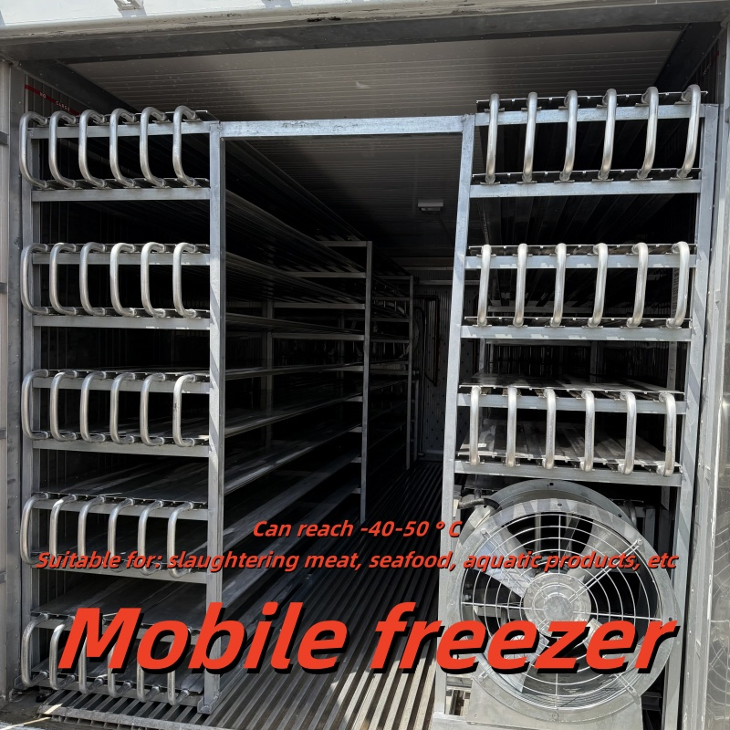 Mobile Freezing Force Storage Compartment: Slaughtered Meat Fast Freshness Locking Equipment