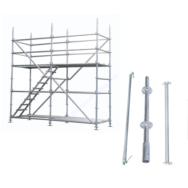 Modular Steel Ringlock Scaffolding System for Construction with Hot-DIP Galvanizing