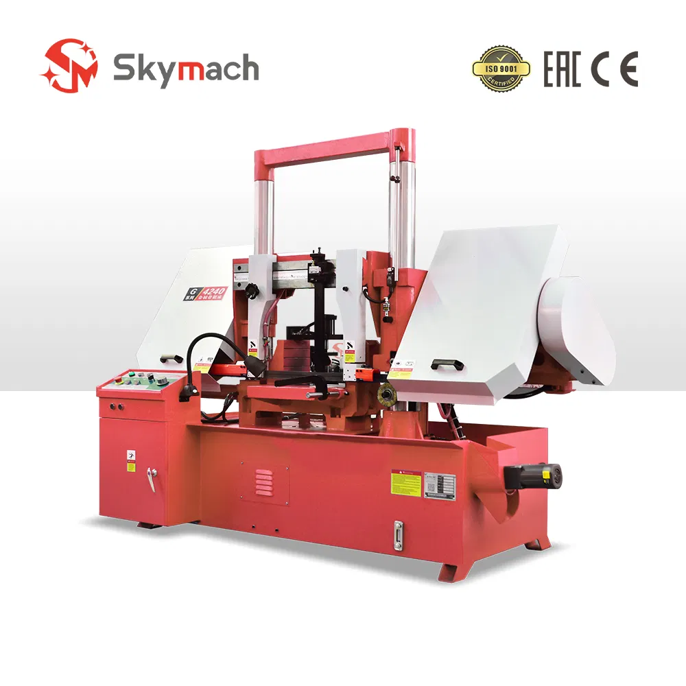 Gh4240 Metal Band Saw Machine with Tilting Table Contour Cutting Capacity for Maintenance Shops, Toolrooms, and Educational Facilities.