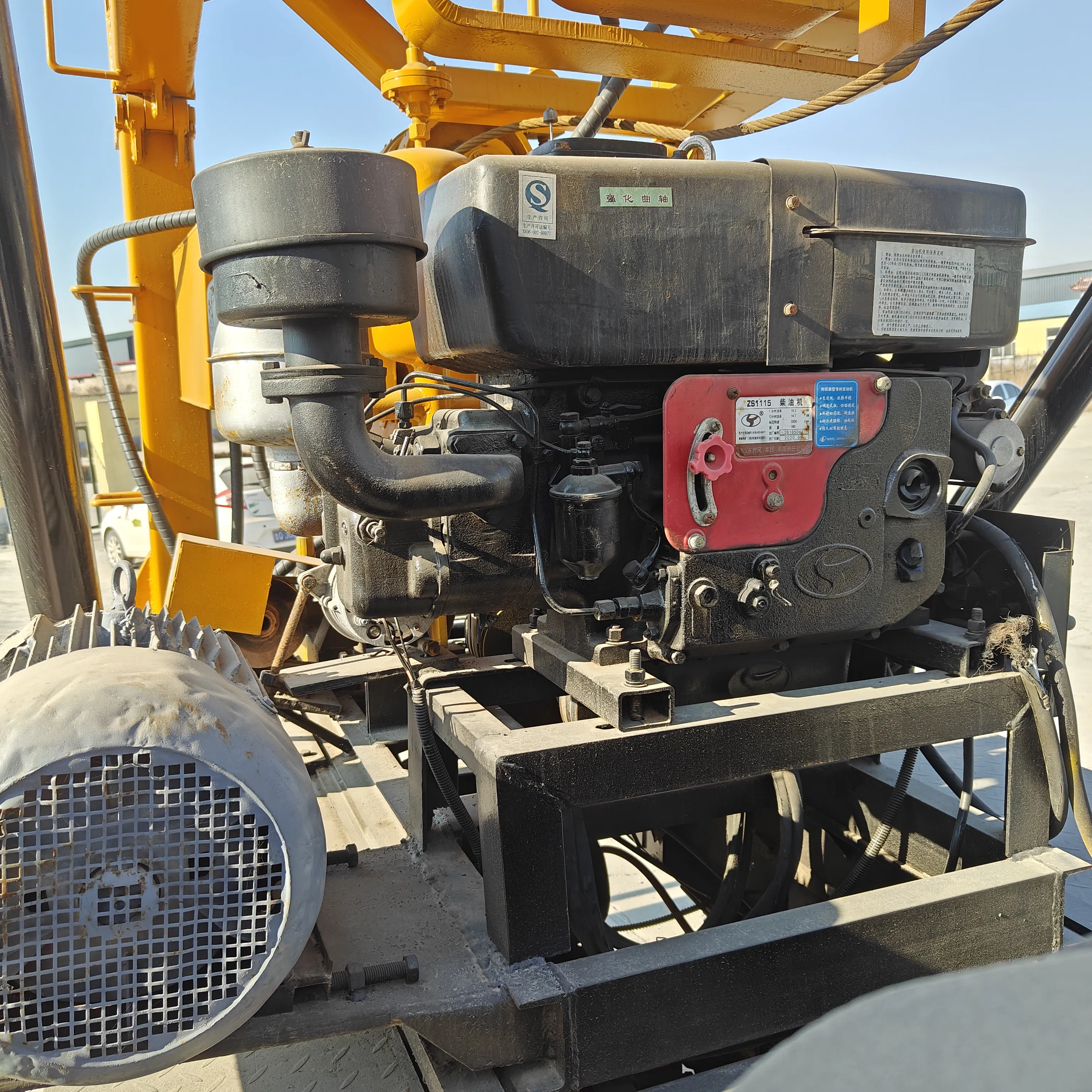 Three-Wheel Mounted Water Well Drill Used Equipment High Mobility