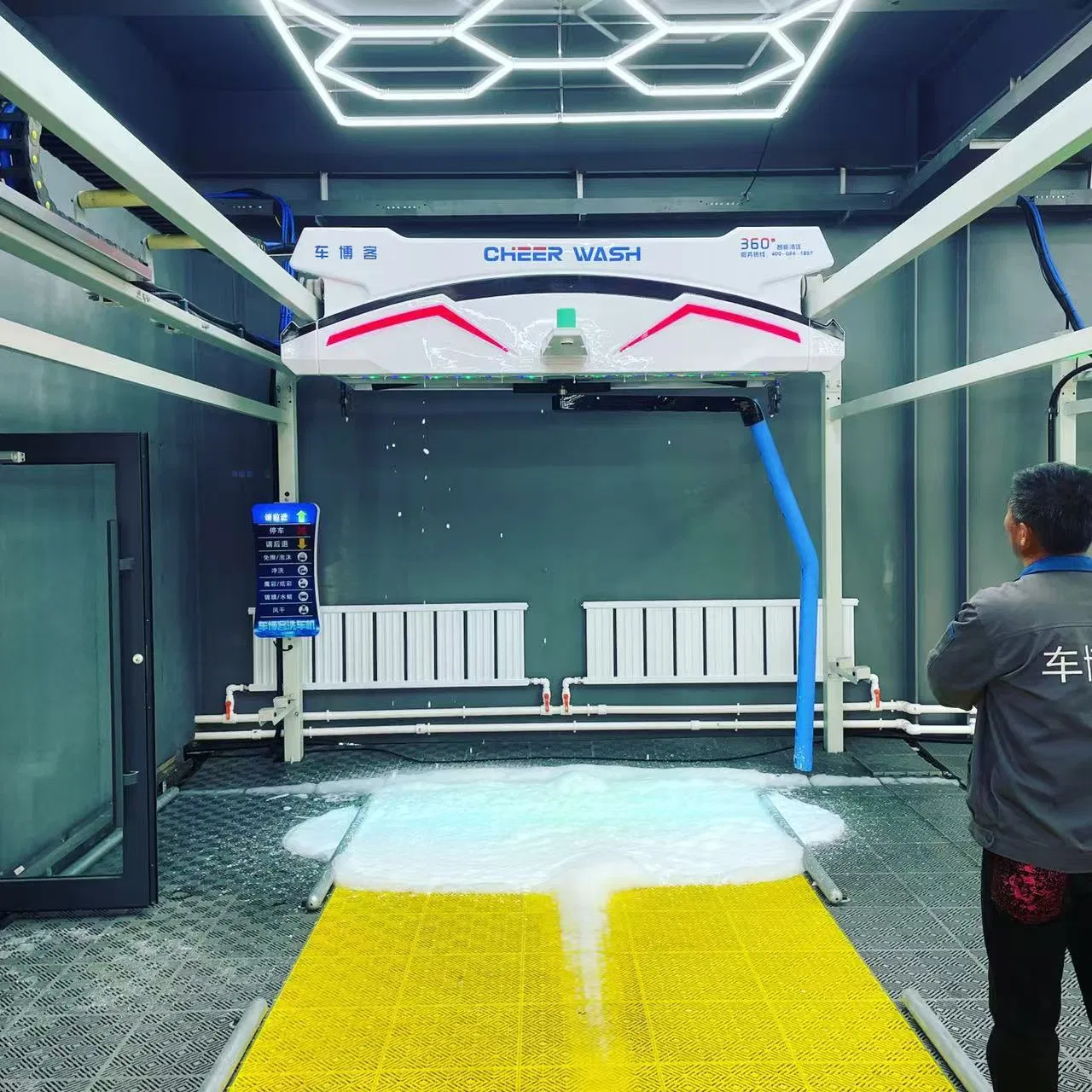 Labor-Free Compact Size Touch-Free Car Cleaning Machine Automatic Vehicle Wash System