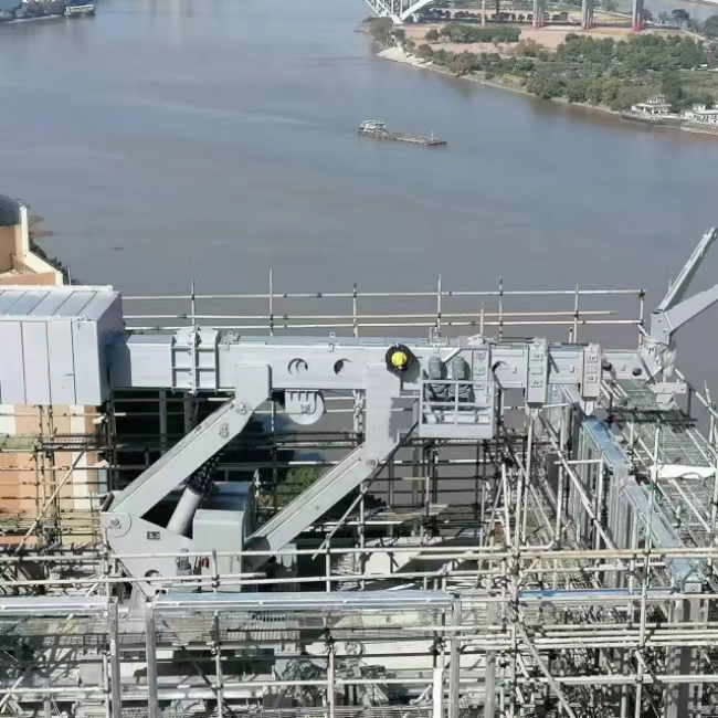 High Rise Glass Cleaning Roof Track Building Maintenance Unit System