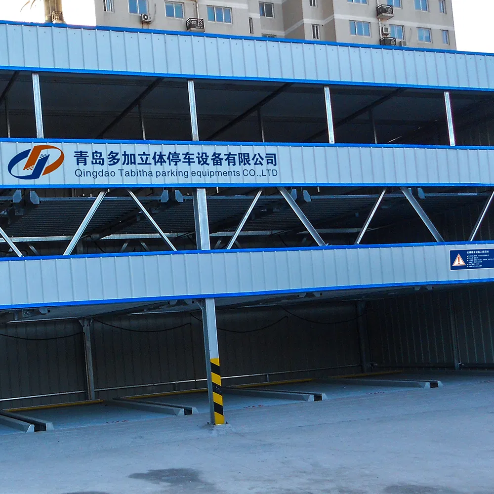 Two Floor Puzzle Parking System for 7 Cars CE Certificated Tabitha