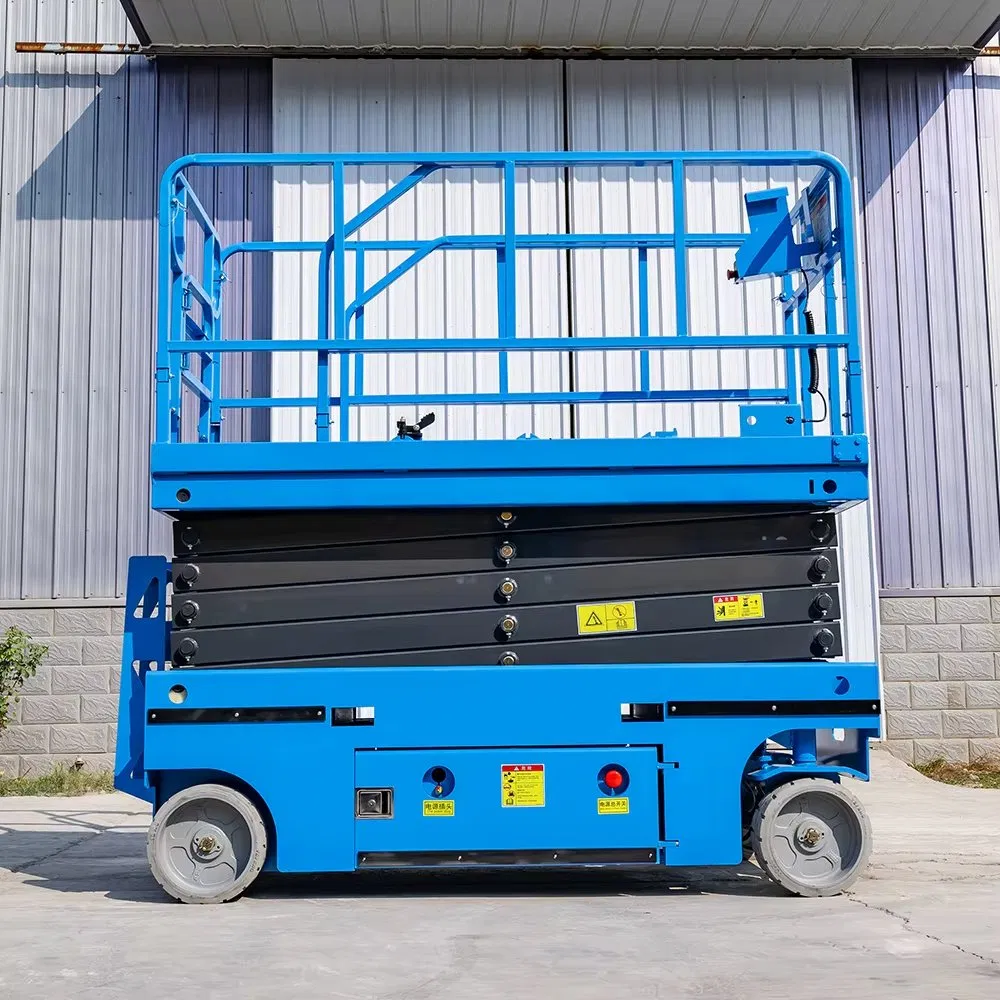 Rough Terrain Electric Motor Mobile Hydraulic Scissor Lift Compact Elevated Work Platform Lift Platform