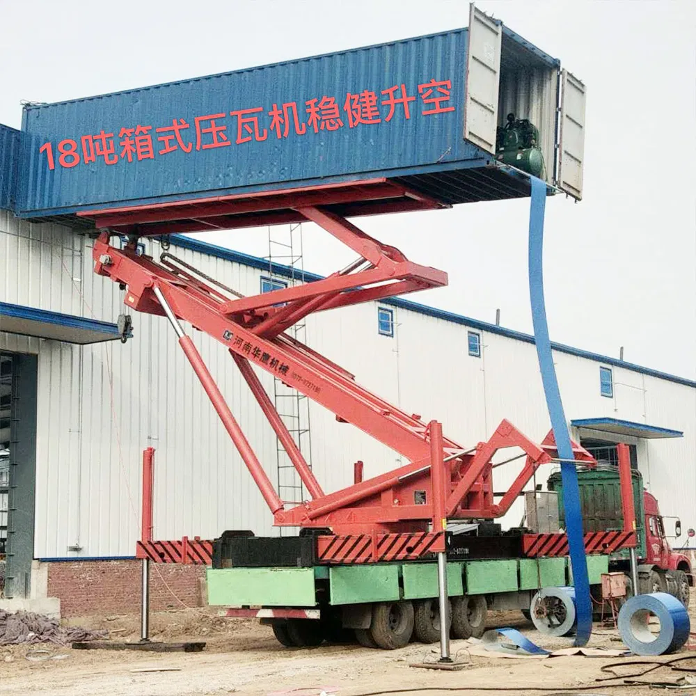 Industrial Truck-Mounted Hydraulic Lifting Equipment with Liquid Crystal Level