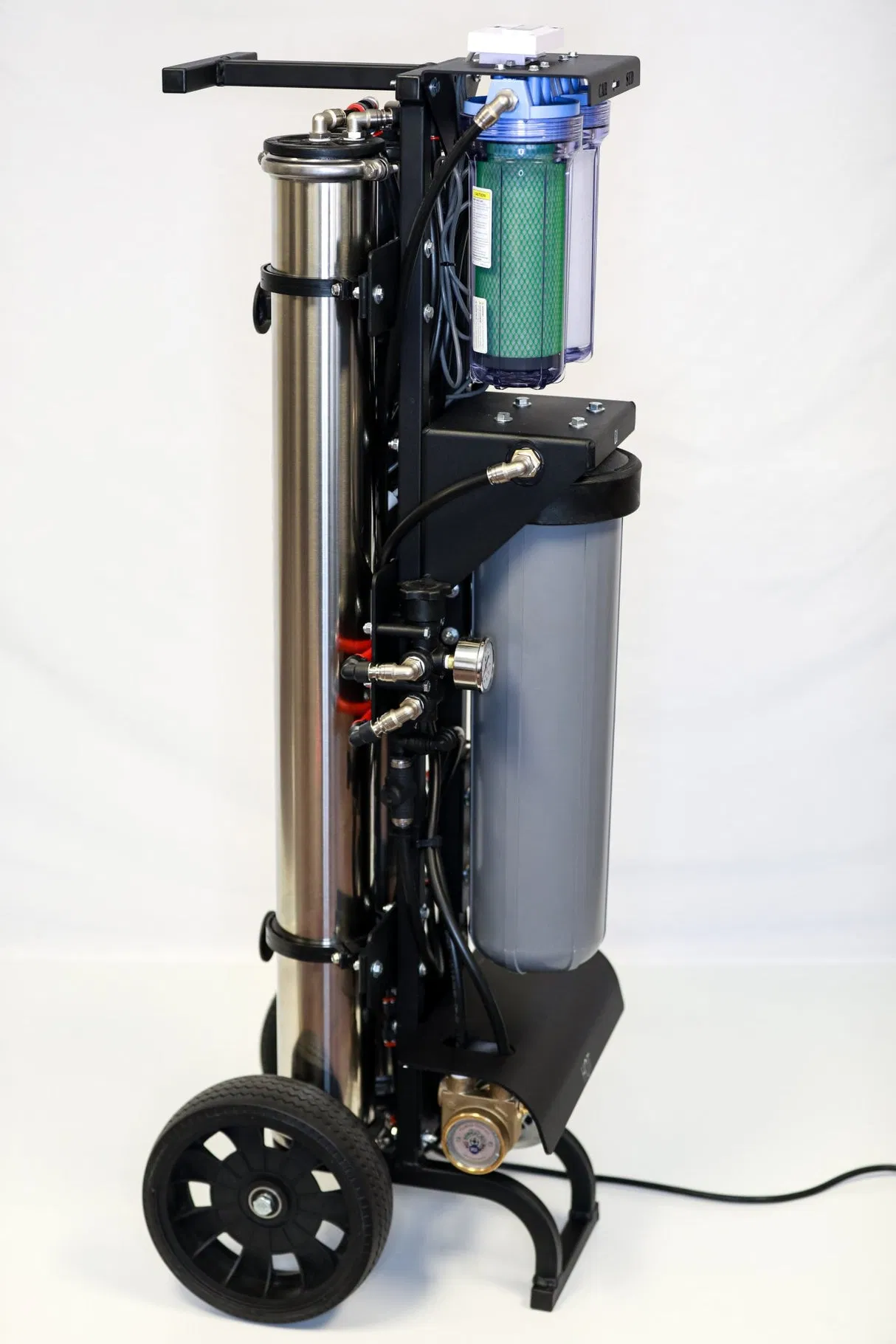 Industrial RO Pure Water Glass Polisher Outdoor Push-Cart Anti-Fouling System